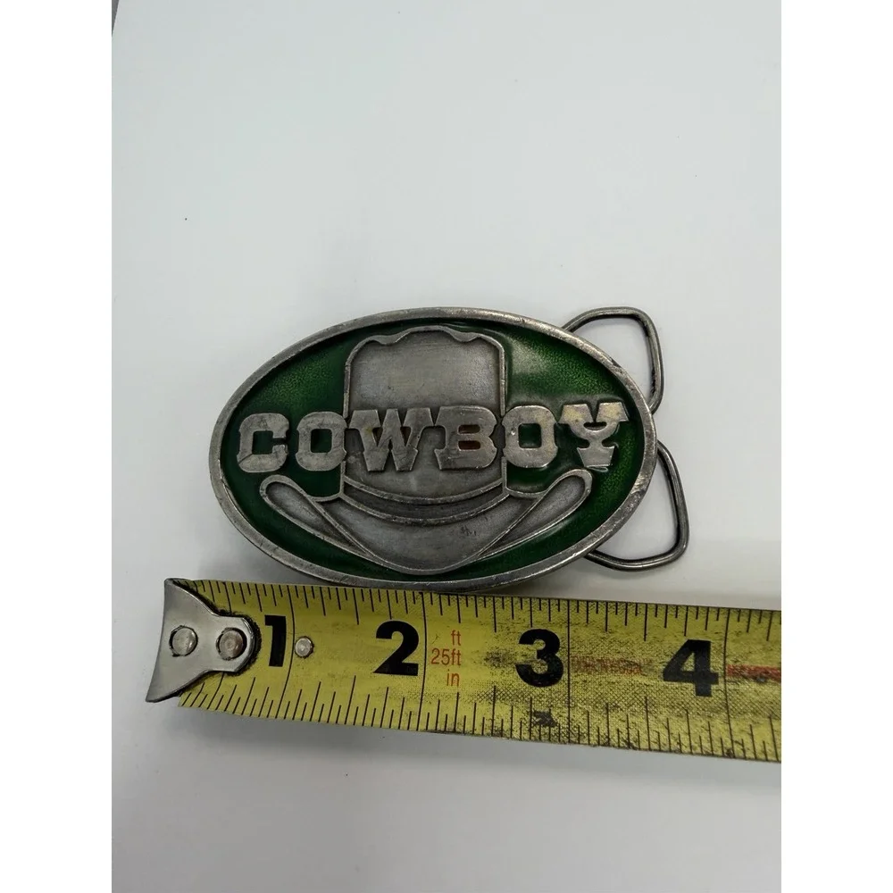 1978 Capt. Hawks Sky Patrol Cowboy Men's Belt Buckle USA Enamel